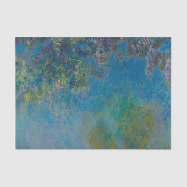 Claude Monet Wisteria Fine Art Floral GalleryHD Tissue Paper (Front)
