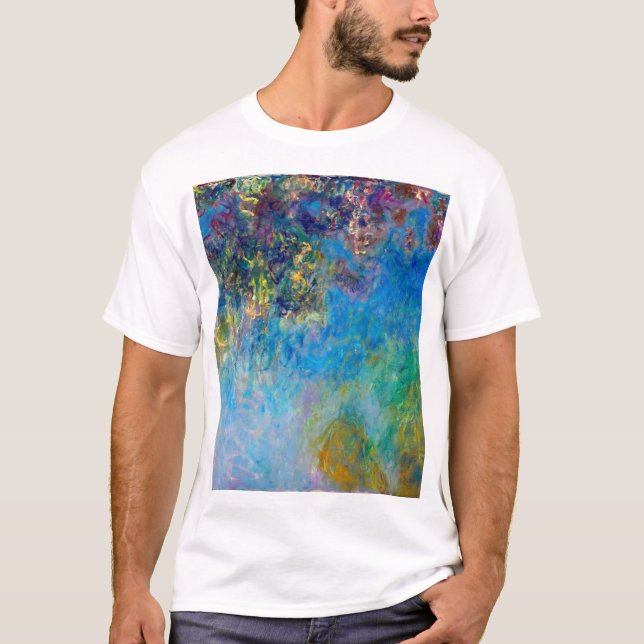 Claude Monet Wisteria T-Shirt (Front)