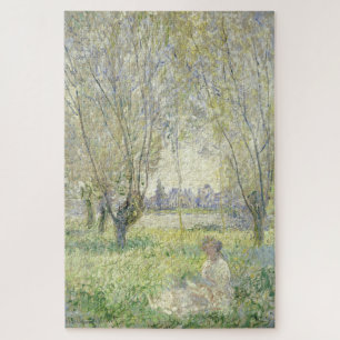 Claude Monet – Woman Seated under the Willows Jigsaw Puzzle