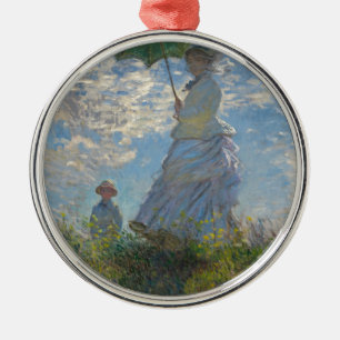 Claude Monet Woman with a Parasol 1875 Metal Ornament