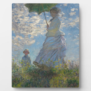 Claude Monet Woman with a Parasol 1875 Plaque
