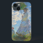 Claude Monet | Woman with a Parasol iPhone 13 Case<br><div class="desc">Woman with a Parasol - Madame Monet and Her Son,  1875 (oil on canvas)| by  Claude Monet | Art Location: National Gallery of Art Washington DC| French Artist | Image Collection Number: XOS741899</div>