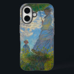 Claude Monet Woman with a Parasol iPhone 16 Case<br><div class="desc">Carry Impressionist elegance everywhere you go! This phone case features Claude Monet’s Woman with a Parasol, glowing with soft whites, airy blues, fresh greens, and golden sunlight. The graceful figure, painted in Monet’s signature Impressionist brushstrokes, brings timeless charm to your everyday tech. Slim yet durable, the case protects your device...</div>
