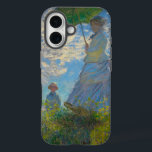 Claude Monet Woman with a Parasol iPhone 16 Case<br><div class="desc">Carry Impressionist elegance everywhere you go! This phone case features Claude Monet’s Woman with a Parasol, glowing with soft whites, airy blues, fresh greens, and golden sunlight. The graceful figure, painted in Monet’s signature Impressionist brushstrokes, brings timeless charm to your everyday tech. Slim yet durable, the case protects your device...</div>