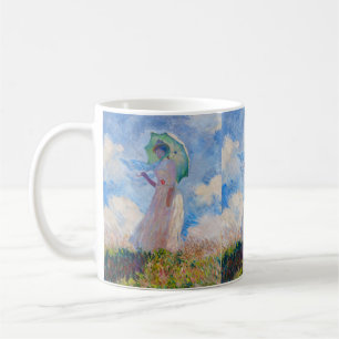 Claude Monet - Woman with a Parasol facing left Coffee Mug