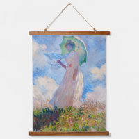 Claude Monet - Woman with a Parasol facing left