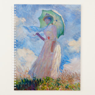Claude Monet - Woman with a Parasol facing left Planner
