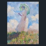 Claude Monet - Woman with a Parasol facing left Tablecloth<br><div class="desc">Study of a Figure Outdoors,  also known as Woman with a Parasol/Umbrella facing left. By Claude Monet in 1886.</div>