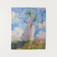 Claude Monet - Woman with a Parasol facing left