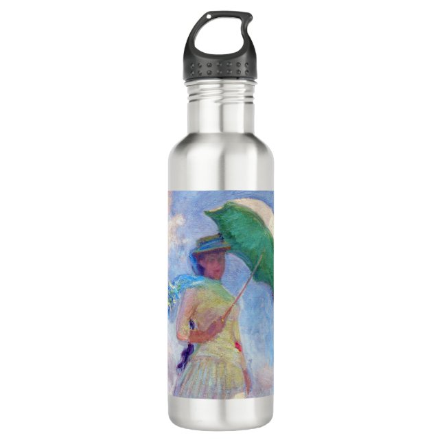 Claude Monet - Woman with a Parasol facing right 710 Ml Water Bottle (Front)