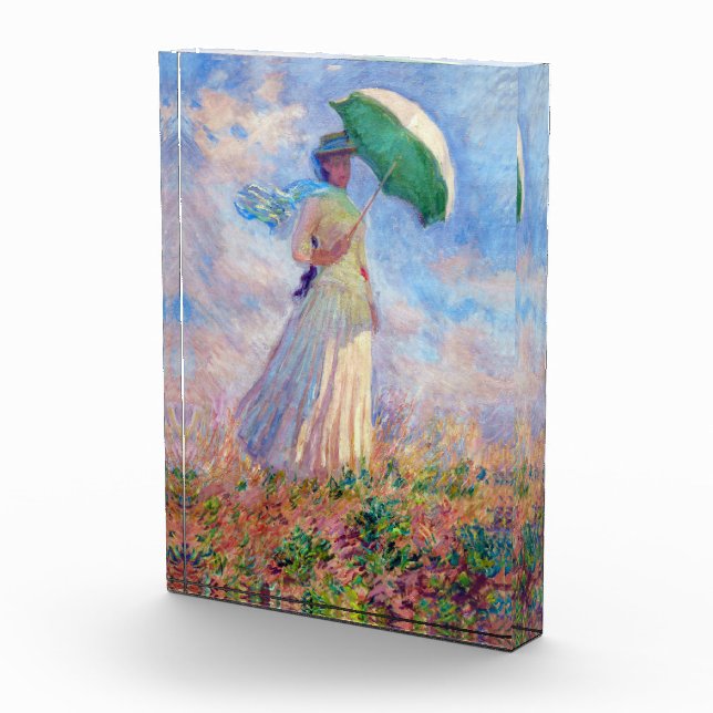 Claude Monet - Woman with a Parasol facing right Photo Block (Right)