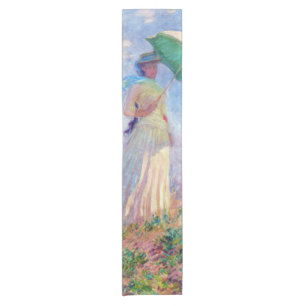 Claude Monet - Woman with a Parasol facing right Short Table Runner