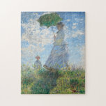 Claude Monet Woman with a Parasol / La Promenade Jigsaw Puzzle<br><div class="desc">This puzzle is printed with 1875 painting by Claude Monet,  showing his wife Camille Monet and their son Jean Monet during a stroll. For a collection of other puzzles,  and other products,  please visit our store and have a look.</div>