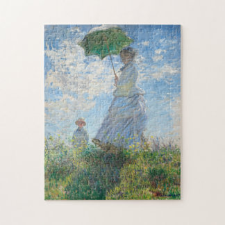 Claude Monet Woman with a Parasol / La Promenade Jigsaw Puzzle
