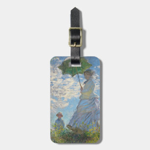 Claude Monet Woman with a Parasol Luggage Tag