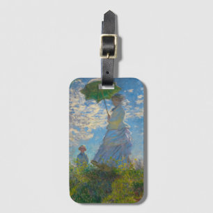 Claude Monet Woman with a Parasol Luggage Tag