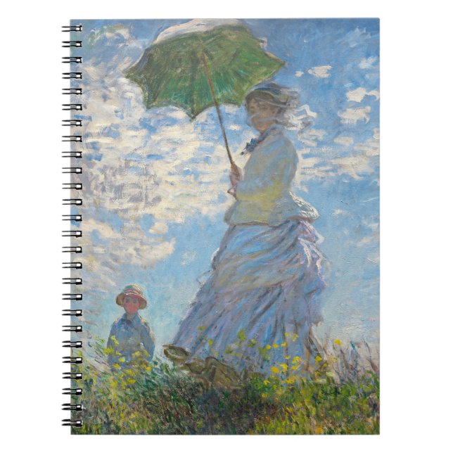 Claude Monet | Woman with a Parasol Notebook (Front)