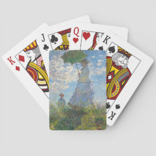Claude Monet Woman with a Parasol Playing Cards