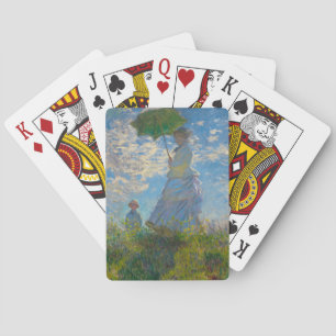 Claude Monet Woman with a Parasol Playing Cards