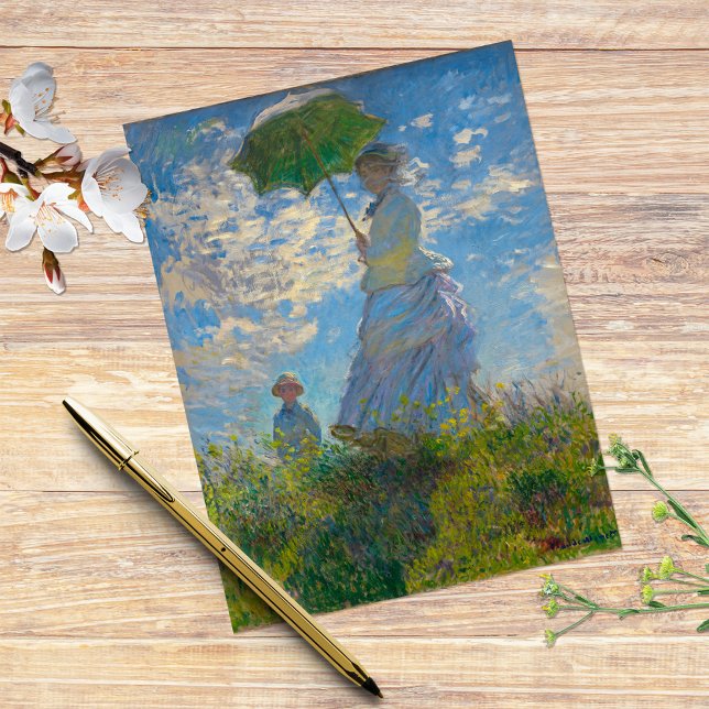 Claude Monet Woman with a Parasol Postcard (Creator Uploaded)