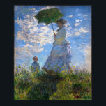 Claude Monet: Woman With a Parasol Poster<br><div class="desc">Claude Monet was a founder of French impressionist painting, and the most consistent and prolific practitioner of the movement's philosophy of expressing one's perceptions before nature, especially as applied to plein-air landscape painting. The 1875 painting Woman With a Parasol-Madame Monet and Her Son belongs to a series of paintings which...</div>