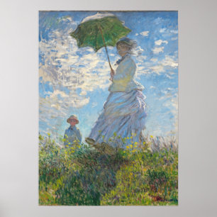 Claude Monet Woman with a Parasol Poster