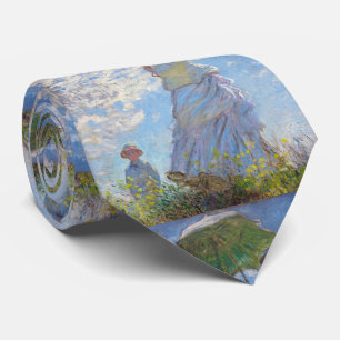 Claude Monet, “ Woman with a Parasol ” Tie