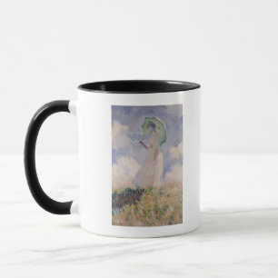Claude Monet   Woman with Parasol Turned Left Mug