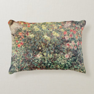 Claude Monet   Women in the Flowers, 1875 Decorative Cushion