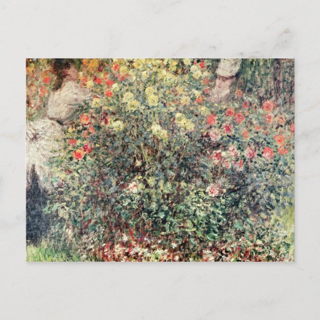 Claude Monet | Women in the Flowers, 1875 Postcard (Front)