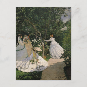Claude Monet Women in the Garden, 1866 Postcard