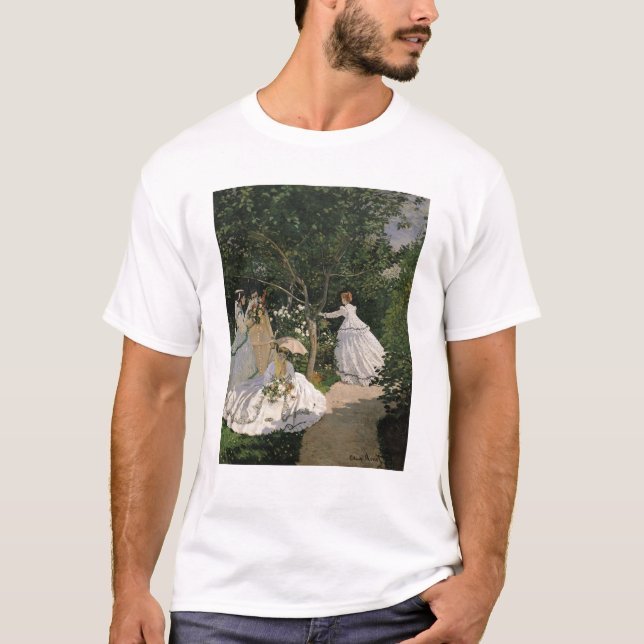 Claude Monet | Women in the Garden, 1866 T-Shirt (Front)