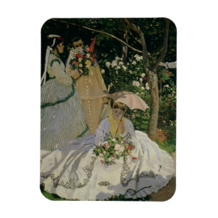 Claude Monet Women in the Garden Magnet