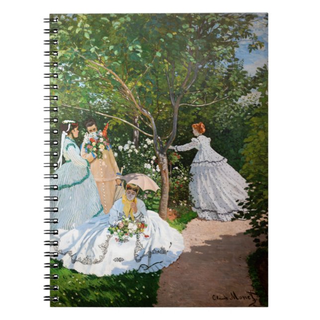 Claude Monet - Women in the Garden Notebook (Front)