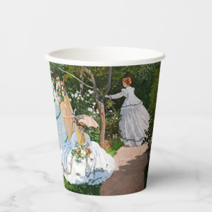 Claude Monet - Women in the Garden Paper Cups