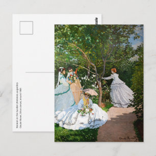 Claude Monet - Women in the Garden Postcard