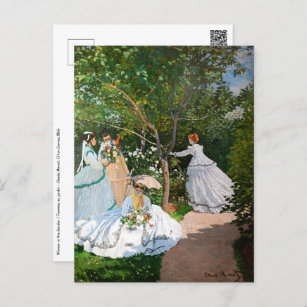 Claude Monet - Women in the Garden Postcard