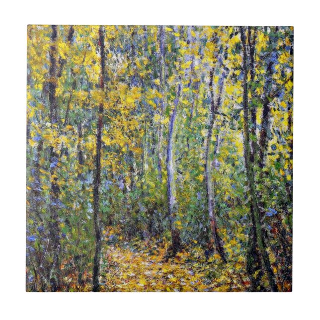 Claude Monet - Wood Lane,  Ceramic Tile (Front)