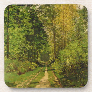 Claude Monet   Wooded Path Coaster