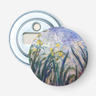 Claude Monet - Yellow and Purple Irises Bottle Opener