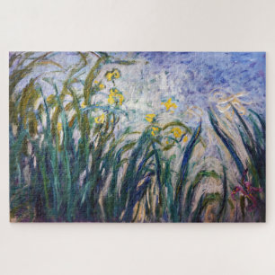 Claude Monet - Yellow and Purple Irises Jigsaw Puzzle