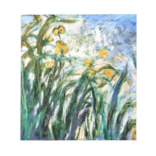Claude Monet Yellow Irises and Malva 19 Notepad