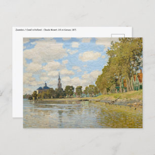 Claude Monet - Zaandam Postcard
