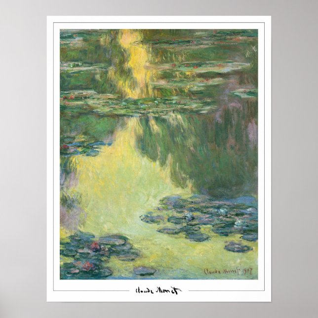 Claude Monet Zedign Art Poster #11 (Front)