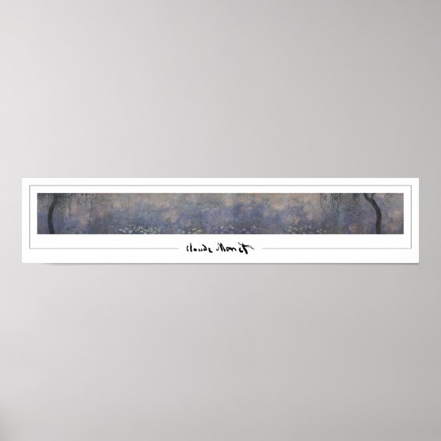 Claude Monet Zedign Art Poster #297-2 (Front)