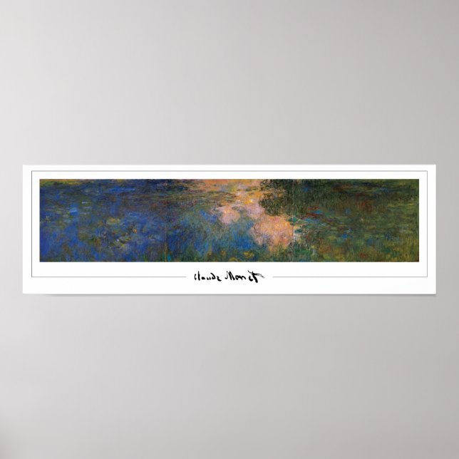 Claude Monet Zedign Art Poster #334 (Front)