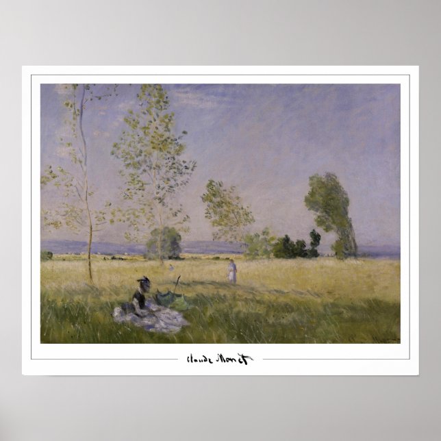 Claude Monet Zedign Art Poster #35 (Front)