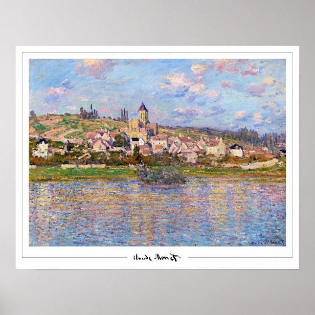 Claude Monet Zedign Art Poster #39-2 (Front)