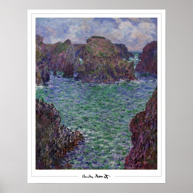 Claude Monet Zedign Art Poster #41 (Front)