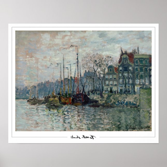 Claude Monet Zedign Art Poster #50 (Front)